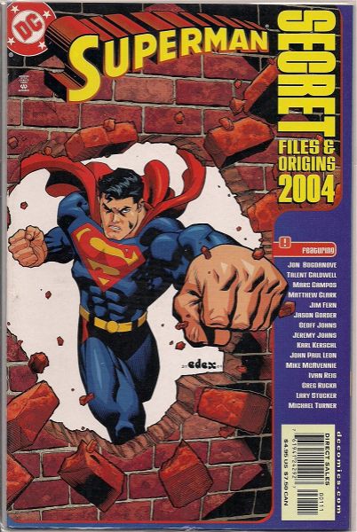  DC COMICS xenoglossa  SUPERMAN SECRET FILES & ORIGINS 2004