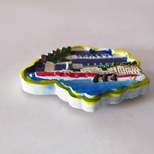 Thassos souvenir ceramic relief with magnet like new