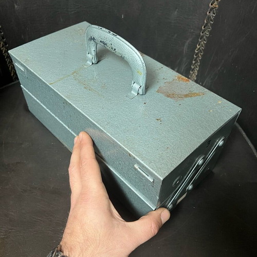 Toolbox with tools used, pack