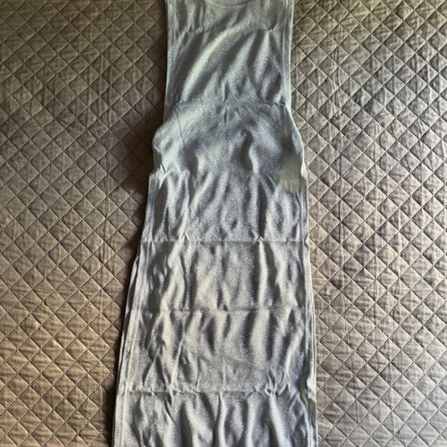 Shein beachwear glitter gray silver size XS like new