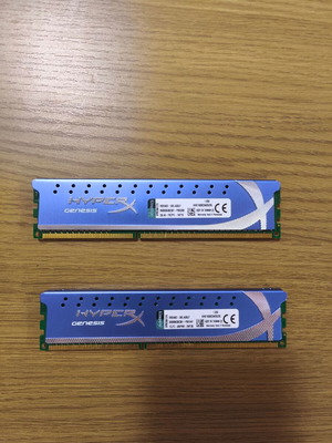 Kingston HyperX RAM 2x2GB DDR3 1600MHz μεταχειρισμένο πακέτο