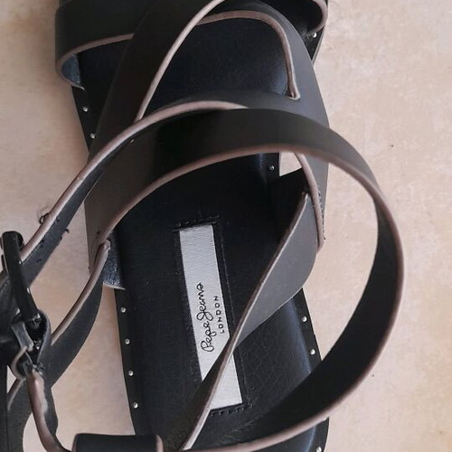 Pepe Jeans Black Gladiator Sandals like new, size 36