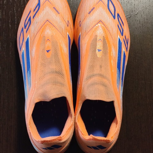 Adidas X Crazyfast Messi TF laceless turf shoes used, multicolor, size 40