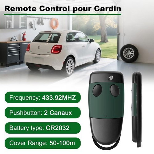 Cardin S449 433.92 MHz 2-channel remote control