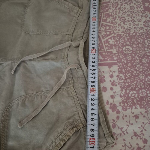 Linen shorts khaki size L like new