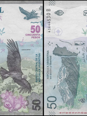Αργεντινή 50 Pesos 2018 καινούργιο