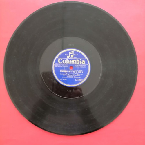 78 RPM gramophone record album used, classical music