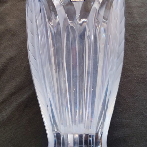 Vintage handmade Bleikristall crystal vase made in Germany, new