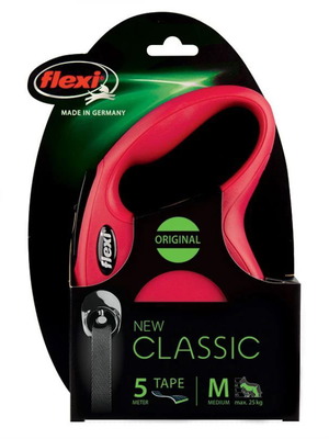 Flexi New Classic Λουρί σκύλου Medium 5μ Max 25kg Διάφορα χρώματα
