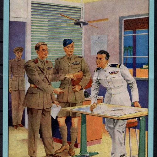 Artistic posters used, pack of 7 foreign, 1930s period