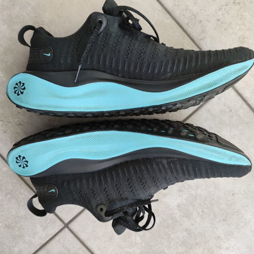 Nike Infinity Run X Flyknit shoes like new, black and blue, size 44.5