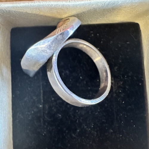 Silver ring 950 with shell like new