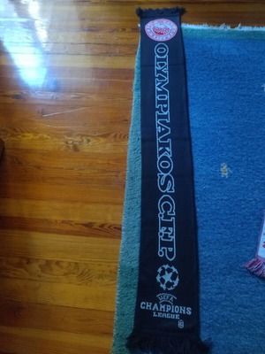Olympiacos scarf CL 2005-06 official replica in excellent condition