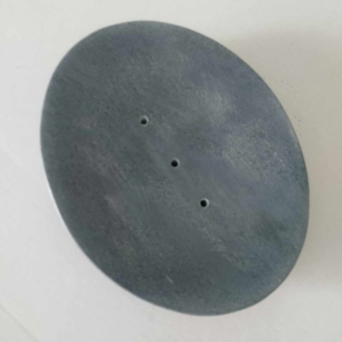 Stone soap dish 10x12cm oval new