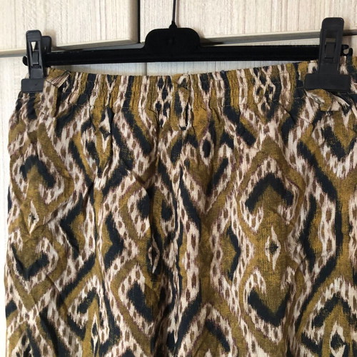 Souvenir pants size L used, black and brown
