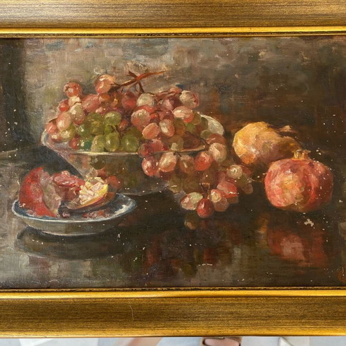 Still life painting by Hector Doukas used, circa 1950