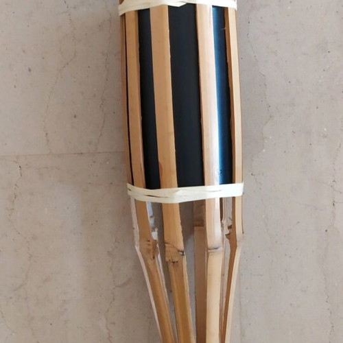 Wooden Davlos torch like new, height 1.30 m