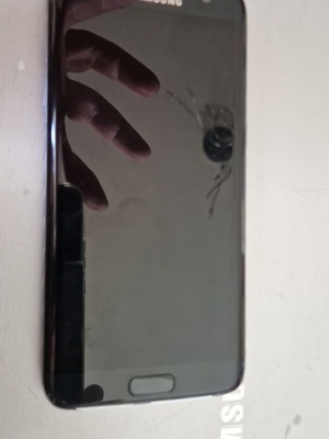 Samsung S7 Edge phone parts with functional screen