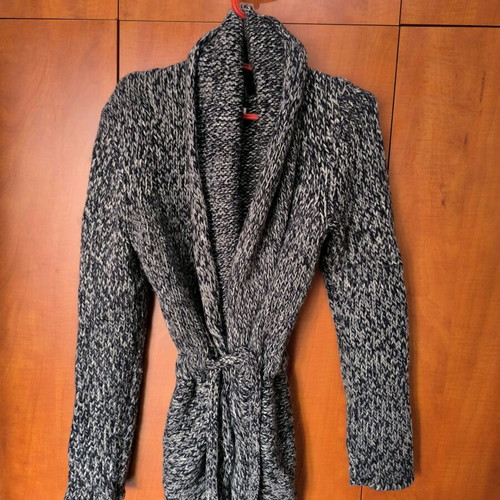 Attrattivo knitted cardigan like new, black and white, size small