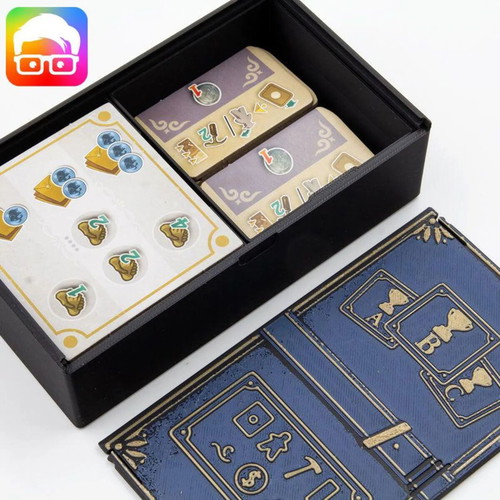 Bone Wars Board Game Organizer 3D Printed for Sleeved Cards