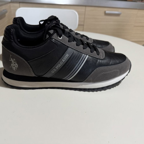 US POLO ASSN sneakers size 43, black and grey