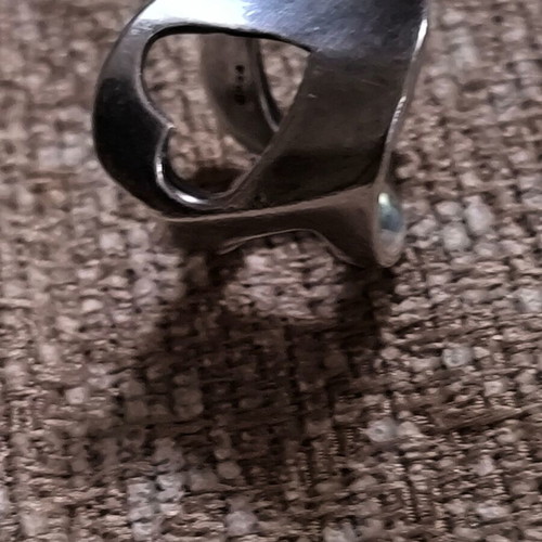Silver 925 Chevalier Ring like new with open shank