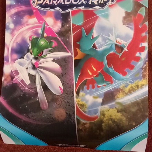 Pokemon Paradox Rift poster like new