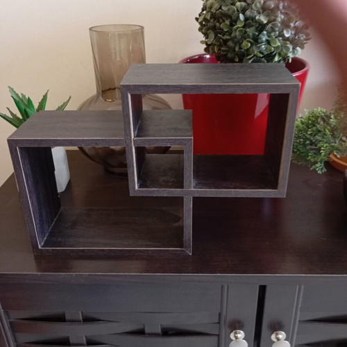 Rafi Tixou shelf like new, 30 pounds total, 22 height, brown part about 20