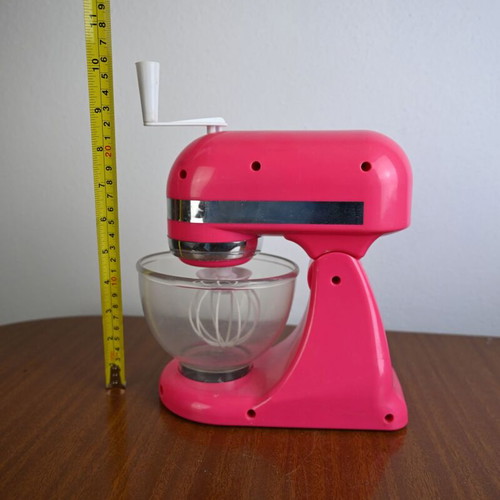 Little Gourmet children's kitchen mixer used, pink, manual