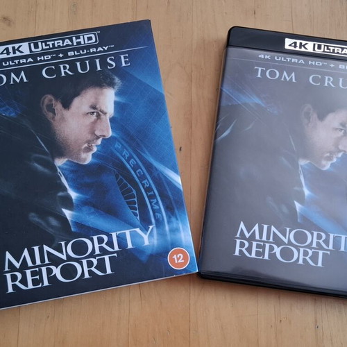 Minority Report 4K Ultra HD Blu-ray new with Greek subtitles