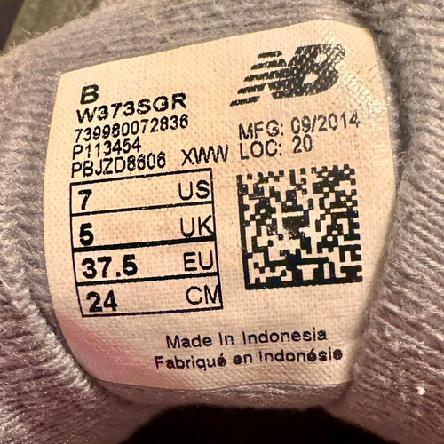 New Balance 373 sneakers like new, grey purple size 37.5