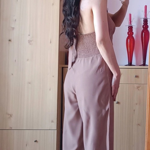 Lynne elegant jumpsuit size M, like new, beige