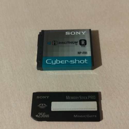 Sony DSC-P100 camera used with memory stick PRO 256mb