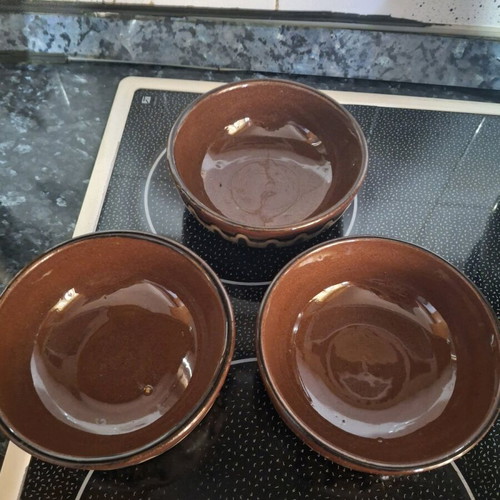 Ceramic bowls like new, set of 3 pieces