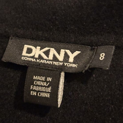 DKNY Wool Blazer Large New Black