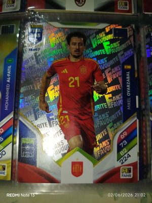 Κάρτα Panini Adrenalyn XL FIFA 365 2026 Mikel Oyarzabal μεταχειρισμένη