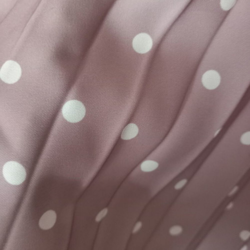 Pleated skirt new, size S/M, beige and pink