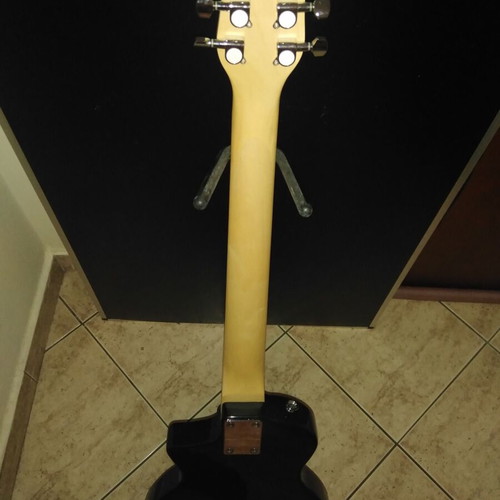 Hutchins Black OT Travel Guitar like new, electric acoustic