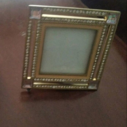 Retro Hollywood Regency photo frame with Swarovski like new