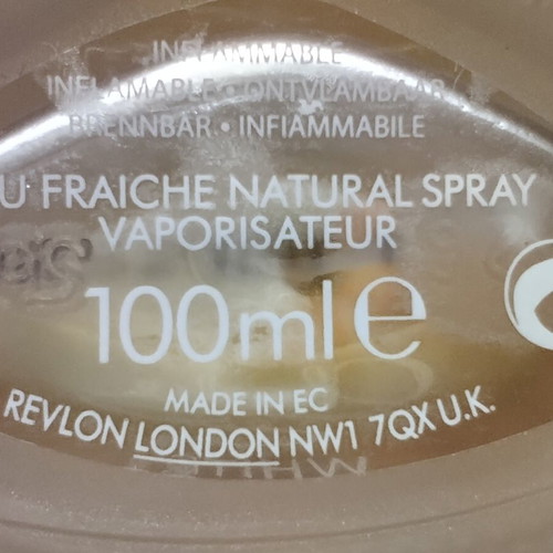 Charlie White Eau Fraiche by Revlon 100ml like new