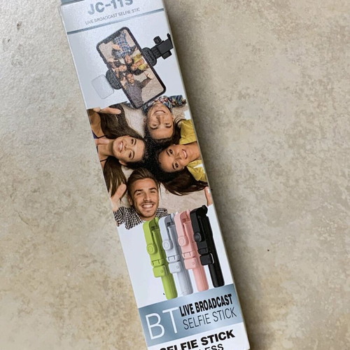 Selfie tripod with led light and remote control new