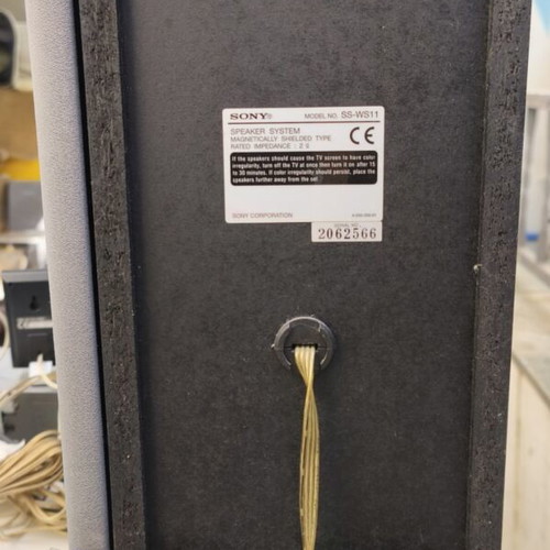 Sony speaker set used
