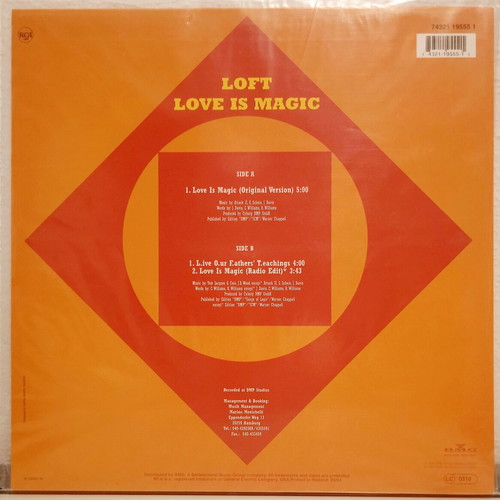 Maxi single Loft Love Is Magic 1994 like new, electronic