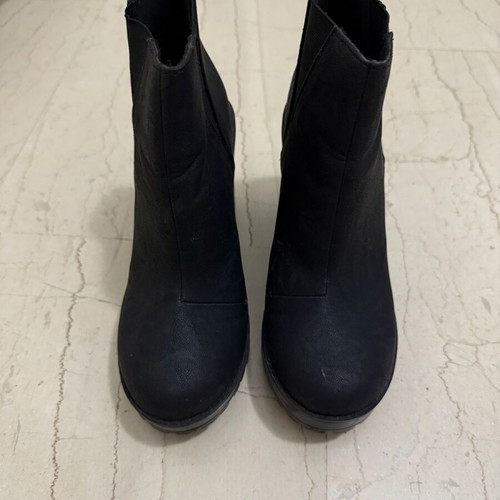 H&M ankle boots used, black, 10cm heel, size 37