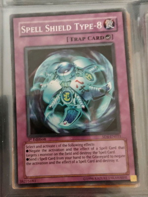 Yu-Gi-Oh card Spell Shield Type like new
