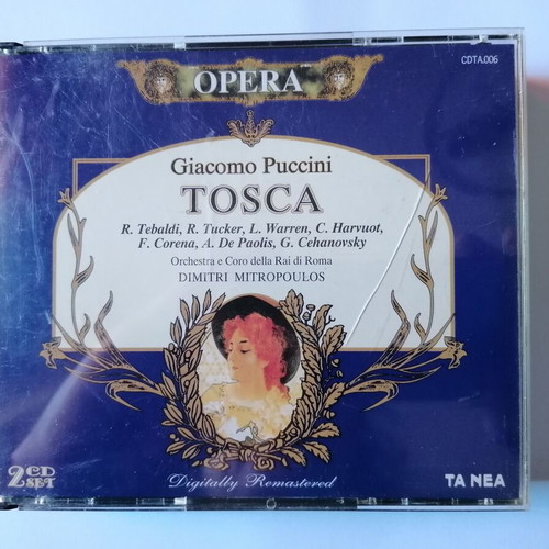 Opera Tosca Giacomo Puccini 2cd used, classical music