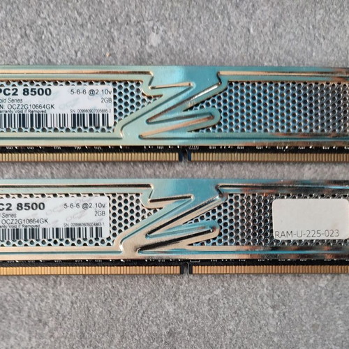 OCZ DDR2 1066 4GB (2x2GB) used, 5-5-5-15 2.1v