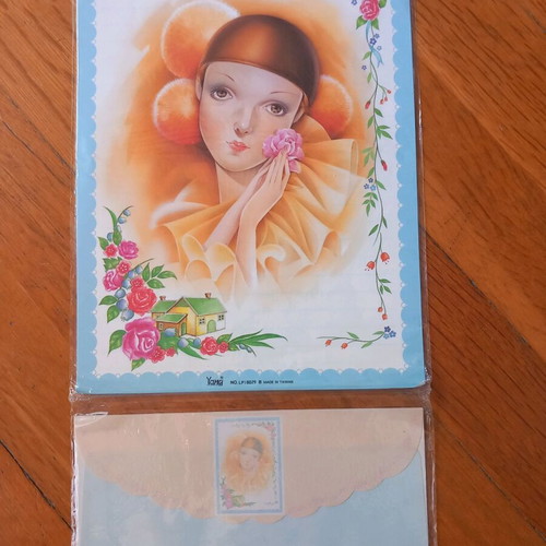 Vintage stationery collection with envelopes new