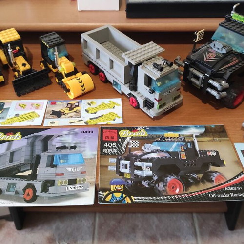 Brick Enlighten blocks used, set with instructions without boxes