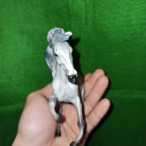 CollectA Lusitano Stallion Grey horse figure used 2011